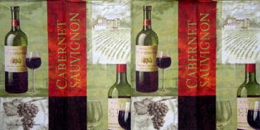 086 Getränke - 3-ply -  - ppd - Art in Motion  - F.de Villeneuve - Bistro